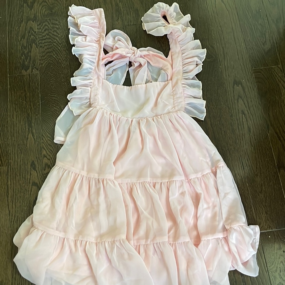 Lucy in the Sky Chiffon Mini Dress